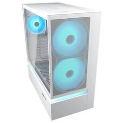 Cougar CFV235 midi tower PC skříň bílá 3 předinstalované ventilátory, integrované osvětlení, boční okno, prachový filtr