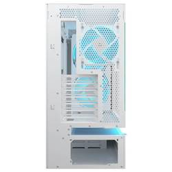 Cougar CFV235 midi tower PC skříň bílá 3 předinstalované ventilátory, integrované osvětlení, boční okno, prachový filtr