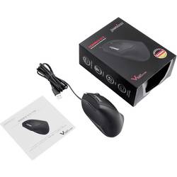 Perixx Vertikal Perimice-515 II optická ergonomická myš, přenos USB, 6 tlačítko, 1600 dpi, černá