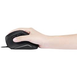 Perixx Vertikal Perimice-515 II optická ergonomická myš, přenos USB, 6 tlačítko, 1600 dpi, černá