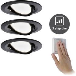 Paulmann 94472 Nova LED vestavné svítidlo, LED, pevně vestavěné LED, 18 W, černá (matná)