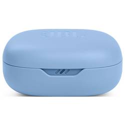 JBL Wave Flex špuntová sluchátka (In Ear) Bez kabelu, Bluetooth® modrá Nabíjecí pouzdro, dotykové ovládání, voděodolná