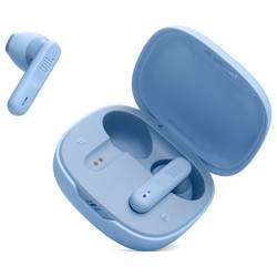 JBL Wave Flex špuntová sluchátka (In Ear) Bez kabelu, Bluetooth® modrá Nabíjecí pouzdro, dotykové ovládání, voděodolná