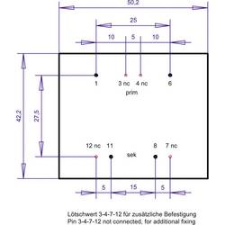 Gerth PT481501 transformátor do DPS 1 x 230 V 1 x 15 V/AC 10 VA 666 mA