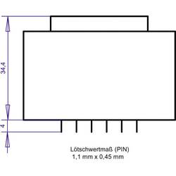 Gerth PT482401 transformátor do DPS 1 x 230 V 1 x 24 V/AC 10 VA 416 mA