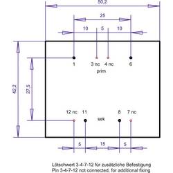 Gerth PT482401 transformátor do DPS 1 x 230 V 1 x 24 V/AC 10 VA 416 mA