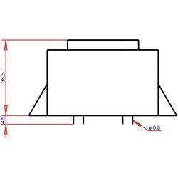 Gerth PTA541502 transformátor do DPS 1 x 230 V 2 x 7.50 V/AC 16 VA 1066 mA