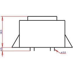 Gerth PTA541501 transformátor do DPS 1 x 230 V 1 x 15 V/AC 16 VA 1066 mA