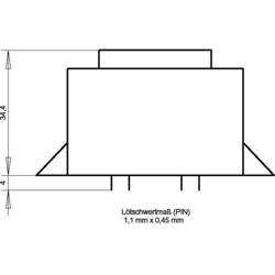 Gerth PT481502F transformátor do DPS 1 x 230 V 2 x 7.50 V/AC 10 VA 666 mA
