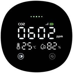 ZR360CDA detektor oxidu uhličitého Ovládání přes aplikaci napájení přes USB, detekce oxidu uhličitého (CO2)