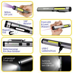 XCell ESEN179 Hückmann mini svítilna, penlight na baterii 450 lm 16.5 cm