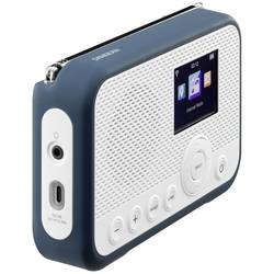 Sangean WFR-39 A500466 internetové kapesní rádio, internetové, DAB, FM, internet, FM, Wi-Fi, Spotify, funkce alarmu, s akumulátorem, bílá, modrá