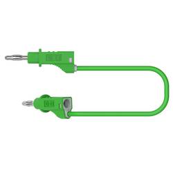 Electro PJP 2110-CD1-50V měřicí kabel banánková zástrčka banánková zástrčka 50 cm zelená 1 ks