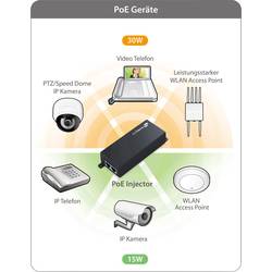 EDIMAX GP-101IT PoE injektor 1 GBit/s IEEE 802.3at (25.5 W), IEEE 802.3af (12.95 W)