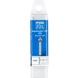 PFERD TOOLS KES HSS DIN 335 C90° 4,3 25202100 záhlubník 4.3 mm HSS 1 ks