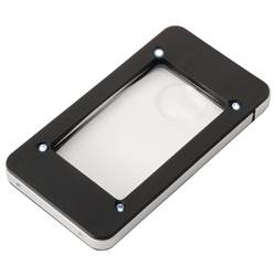 TOOLCRAFT TO-10283184 ruční lupa s LED osvětlením , zvětšení: 2 x, 4 x, Velikost objektivu: (Ø) 23 mm, černá