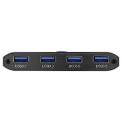 SpeaKa Professional 2 porty USB 3.0 přepínač šedá