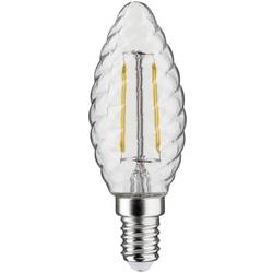Paulmann 28707 LED Energetická třída (EEK2021) F (A - G) E14 svíčkový tvar 4.7 W = 39 W teplá bílá (Ø x v) 35 mm x 98 mm vlákno 1 ks
