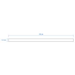 TRU COMPONENTS 1566750 smršťovací bužírka bez lepidla transparentní 1.50 mm 0.8 mm Poměr smrštění:2:1 15 m