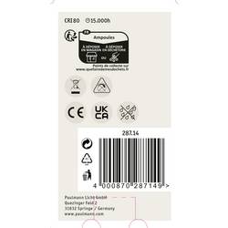 Paulmann 28714 LED Energetická třída (EEK2021) F (A - G) E27 klasická žárovka 4.7 W = 42 W zlatá (Ø x v) 60 mm x 106 mm vlákno 1 ks