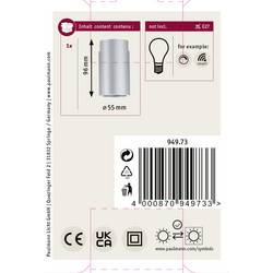 Paulmann Socket stropní svítidlo URail E27 LED chrom (matný)