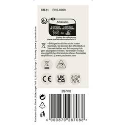 Paulmann 28708 LED Energetická třída (EEK2021) F (A - G) E14 svíčkový tvar 2.6 W = 26 W zlatá (Ø x v) 35 mm x 98 mm 1 ks