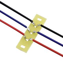 TRU COMPONENTS pájecí lišta jednořadá Počet pólů 3 epoxid (d x š x v) 30 x 9 x 1.5 mm 1 ks