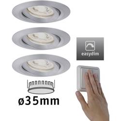Paulmann 92975 EBL Nova mini Plus Coin LED vestavné svítidlo, LED modul, 4.20 W, hliník, sada 3 ks