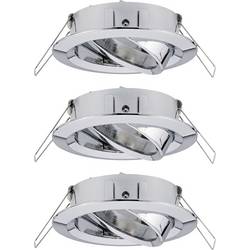 Paulmann 92488 EBL Choose vestavné bodové svítidlo, 10 W, chrom, sada 3 ks