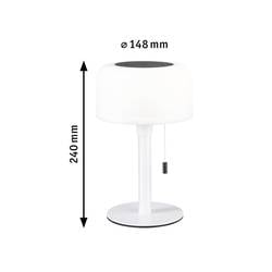 Paulmann 94606 Bartja solární stolní lampa 1.6 W teplá bílá bílá