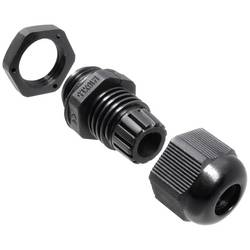 Quadrios 2102CA127 souprava kabelových průchodek vodotěsná M16 M16 PA66 černá 1 sada