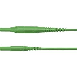 Schützinger měřicí kabel zástrčka 4 mm zástrčka 4 mm 200.00 cm zelená 1 ks