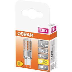 OSRAM HOMELIGHTING 4058075432451 LED Energetická třída (EEK2021) E (A - G) G9 válcový tvar 4.5 W = 50 W teplá bílá (Ø x v) 17 mm x 55 mm 1 ks