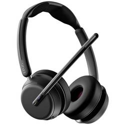 EPOS Impact 1061T ANC Headset otevřená (On Ear) Bluetooth® stereo černá Potlačení hluku headset, vč. nabíjecí a dokovací stanice Počítače