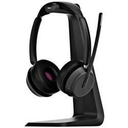 EPOS Impact 1061T Headset otevřená (On Ear) Bluetooth® stereo černá headset, vč. nabíjecí a dokovací stanice Počítače