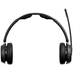 EPOS Impact 1061T Headset otevřená (On Ear) Bluetooth® stereo černá headset, vč. nabíjecí a dokovací stanice Počítače