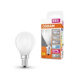 OSRAM HOMELIGHTING 4058075434684 LED Energetická třída (EEK2021) D (A - G) E14 klasická žárovka 5.9 W = 60 W studená bílá (Ø x v) 45 mm x 84 mm 1 ks