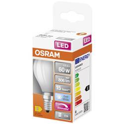 OSRAM HOMELIGHTING 4058075434684 LED Energetická třída (EEK2021) D (A - G) E14 klasická žárovka 5.9 W = 60 W studená bílá (Ø x v) 45 mm x 84 mm 1 ks