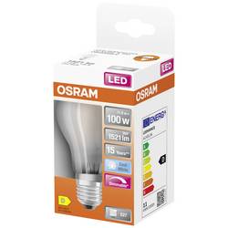 OSRAM HOMELIGHTING 4058075434707 LED Energetická třída (EEK2021) D (A - G) E27 klasická žárovka 11 W = 100 W studená bílá (Ø x d) 60 mm x 105 mm 1 ks