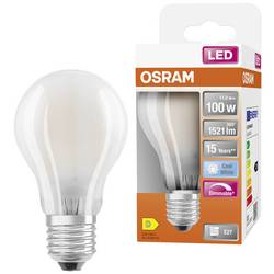 OSRAM HOMELIGHTING 4058075434707 LED Energetická třída (EEK2021) D (A - G) E27 klasická žárovka 11 W = 100 W studená bílá (Ø x d) 60 mm x 105 mm 1 ks
