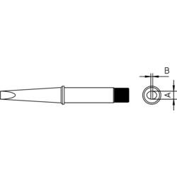 Weller 4CT6C8-1 pájecí hrot dlátový, rovný Velikost hrotů 3.2 mm Délka hrotů 3.2 mm Obsah 1 ks