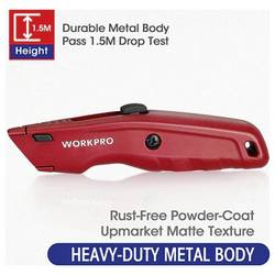 WorkPro WP200005WE Univerzální sada nožů Workpro, 3 ks s 3 přídavnými čepelemi 3 ks
