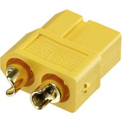 Reely 1399713 zástrčkový konektor k propojení akumulátoru a regulátoru RC modelu XT60 pozlacené 20 ks