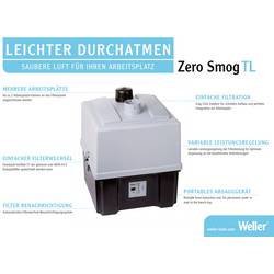 Weller Zero Smog TL Kit 2 FN odsávačka kouře při pájení 230 V 120 W 190 m³/h