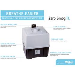 Weller Zero Smog TL Kit 2 FN odsávačka kouře při pájení 230 V 120 W 190 m³/h