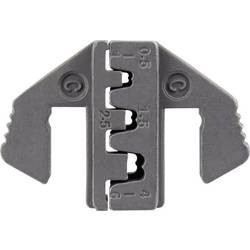 TOOLCRAFT PLE-0C Lisovací vložky plochý konektor Rozsah krimpování: 0.5 do 6 mm² Vhodné pro značku (kleště): TOOLCRAFT PZ-500