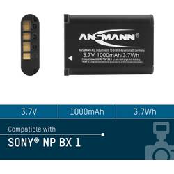Ansmann A-Son NP BX 1 akumulátor do kamery Náhrada za orig. akumulátor NP-BX1 3.7 V 1000 mAh
