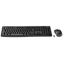 Logitech MK270 Wireless Combo bezdrátový sada klávesnice a myše Tiché klávesy, s číselnou klávesnicí, Funkce klávesové zkratky, integrovaný scrollpad, odolné