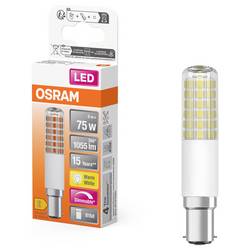 OSRAM HOMELIGHTING 4099854266799 LED Energetická třída (EEK2021) E (A - G) B15d Tvar baterie 8 W = 75 W teplá bílá (Ø x v) 18 mm x 90 mm stmívatelná 1 ks