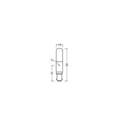 OSRAM HOMELIGHTING 4099854266799 LED Energetická třída (EEK2021) E (A - G) B15d Tvar baterie 8 W = 75 W teplá bílá (Ø x v) 18 mm x 90 mm stmívatelná 1 ks